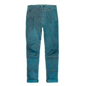 Brand new Heathen coated Eon Pants in turquoise